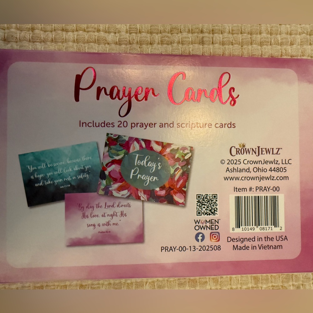 Prayer Cards Set 20ct - Picture 3 of 3